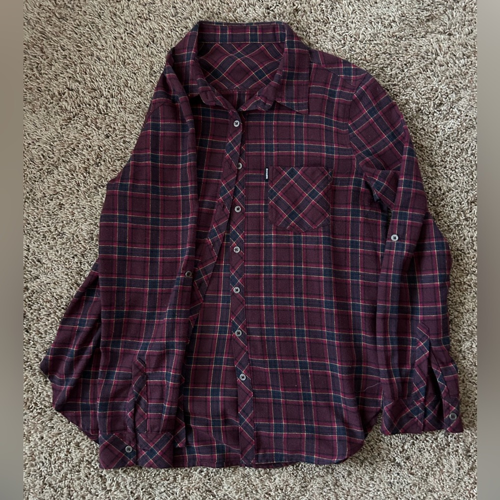 Blackmilk button cuff flannel